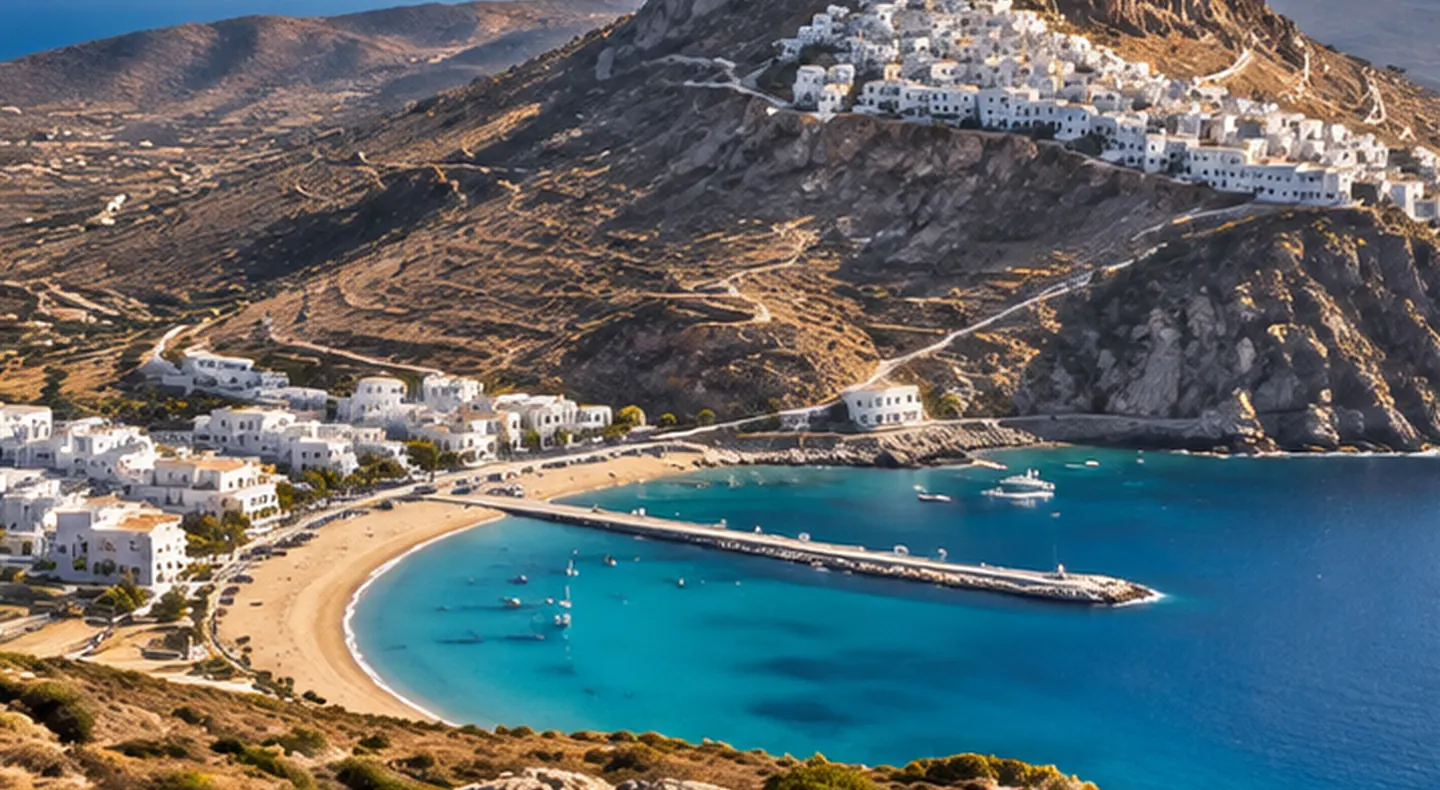 Cheapest Greek Islands to Visit Coastal scenery, traditional buildings and blue Aegean water